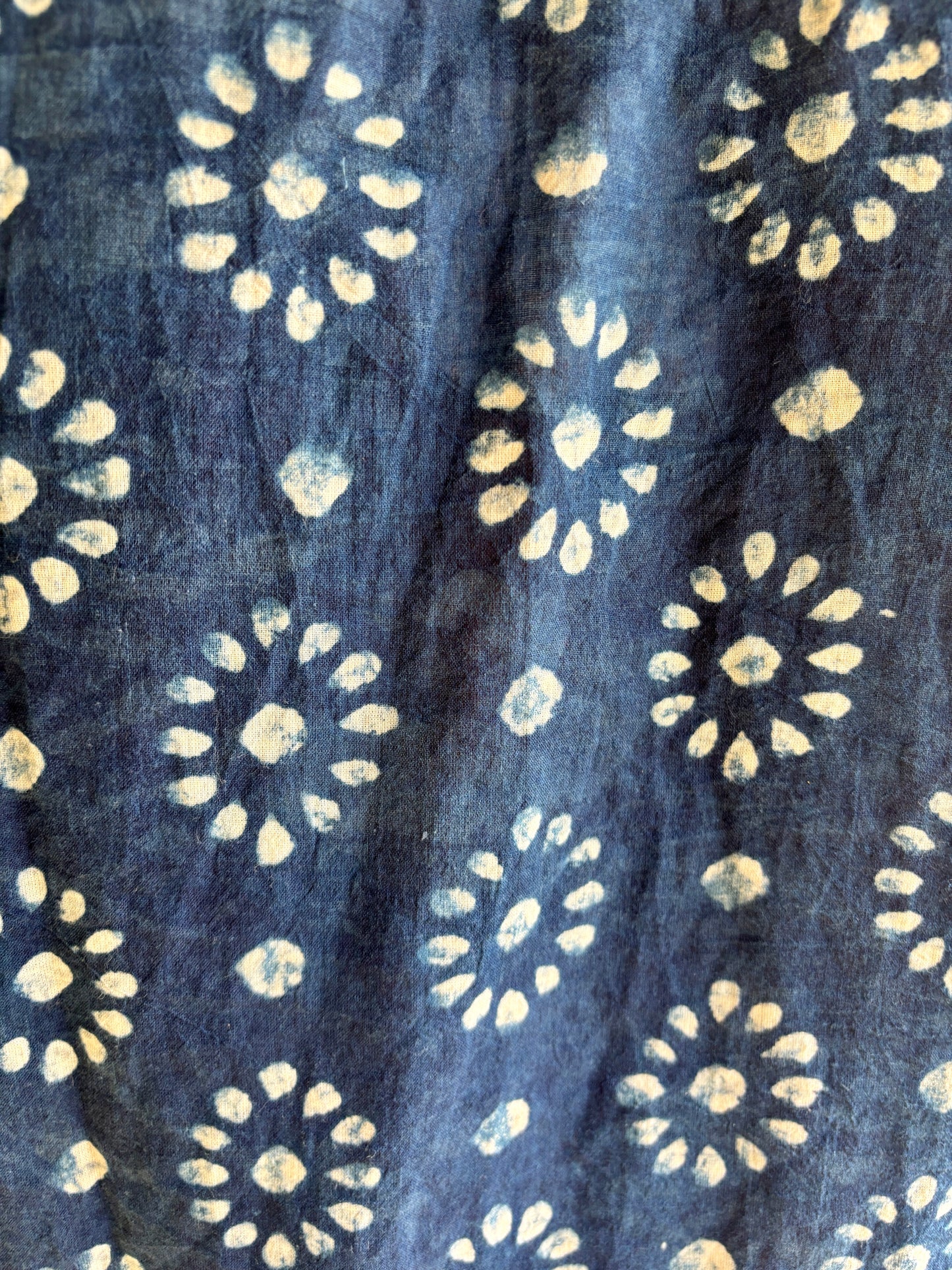 Mens Short Sleeve Button Down - Indigo Burst
