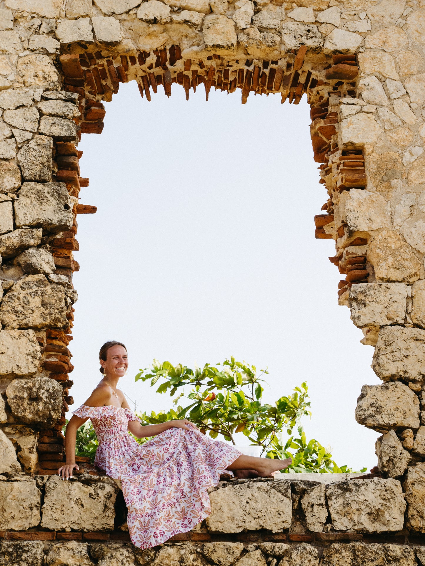 Maya Midi Dress - Desert Palm