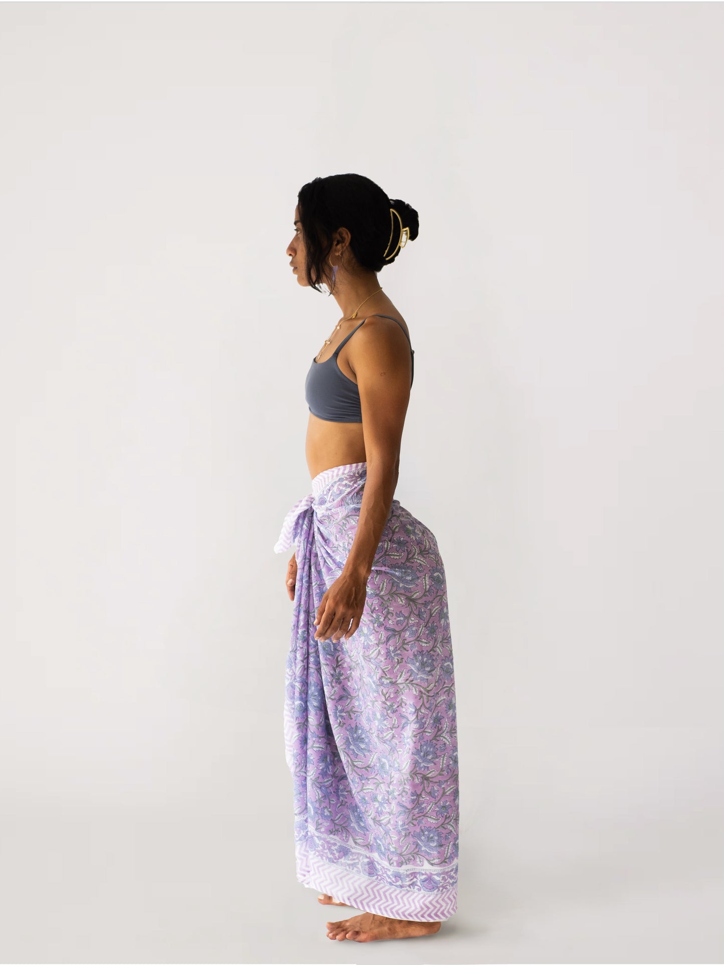 The Guava Sarong-Lavender Drift
