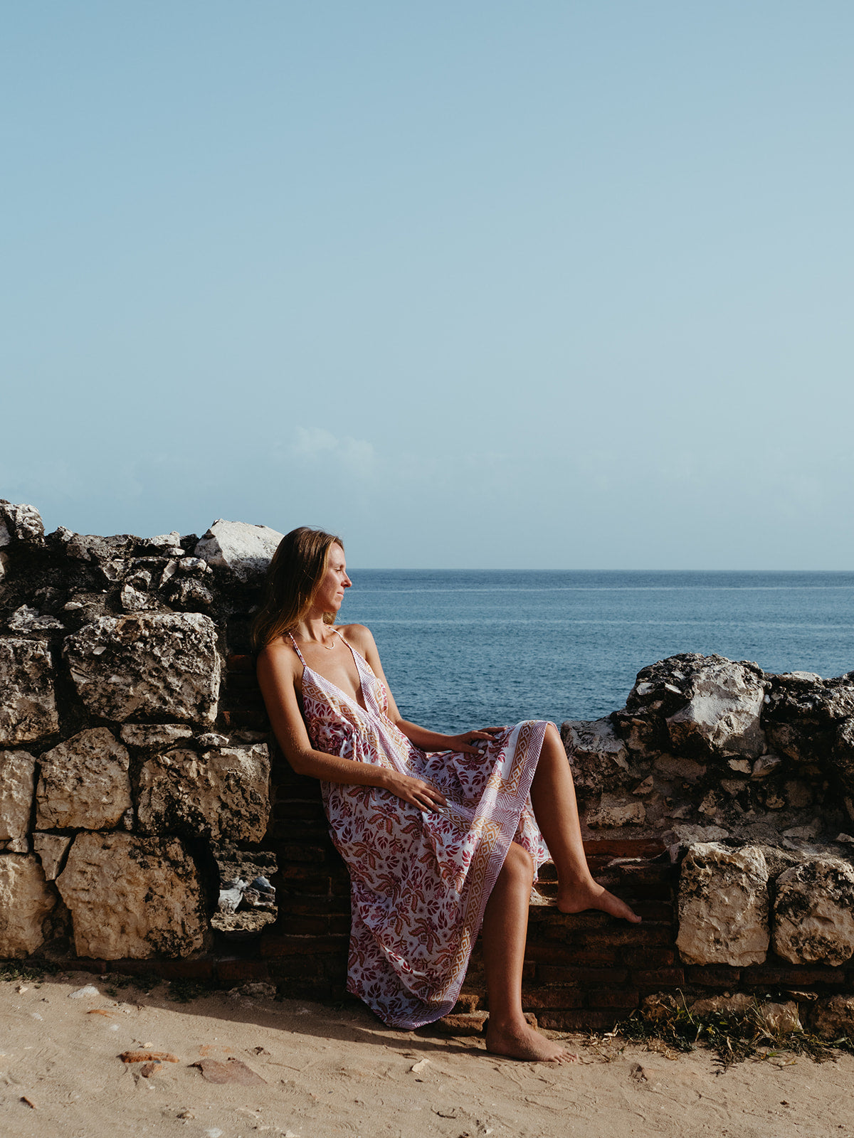 The Beach Dress-Desert Palm