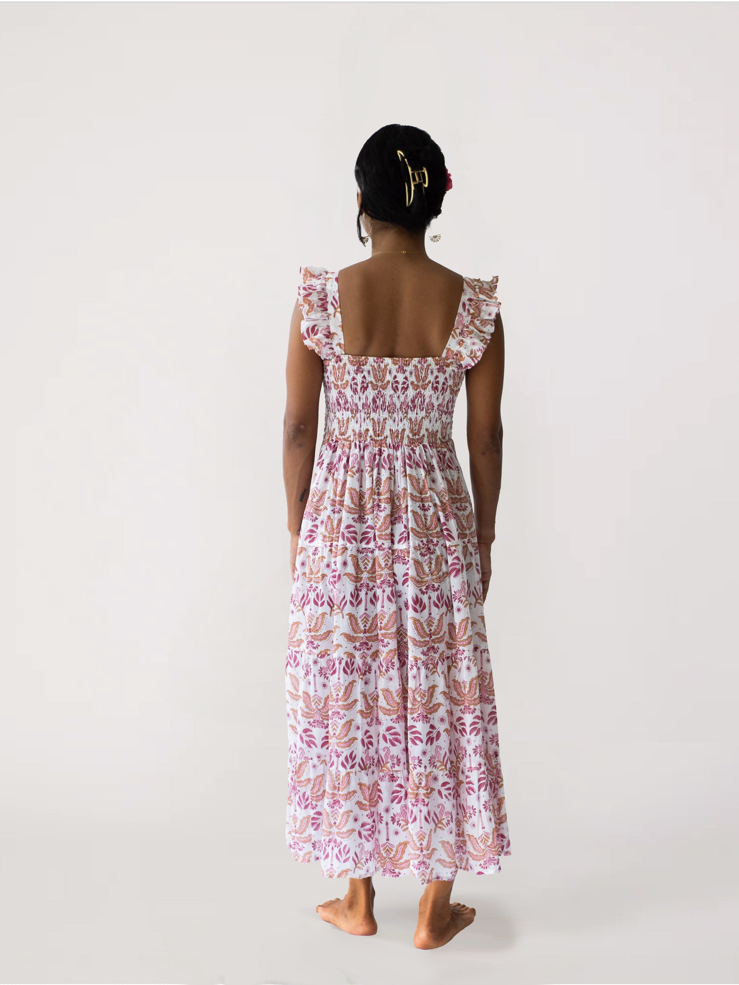 Maya Midi Dress - Desert Palm