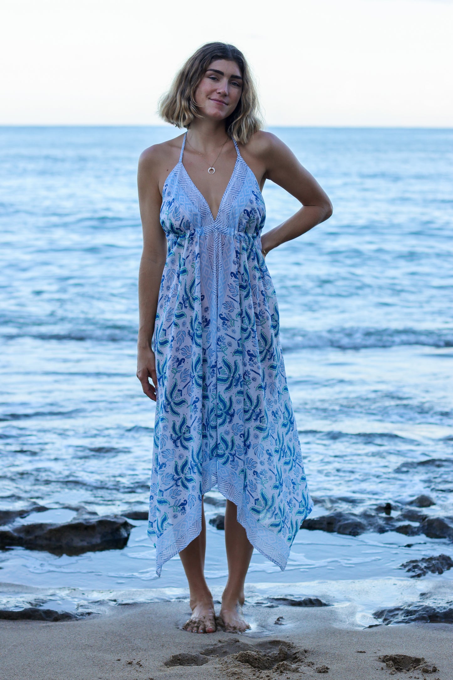 The Beach Dress-Tidal Palm