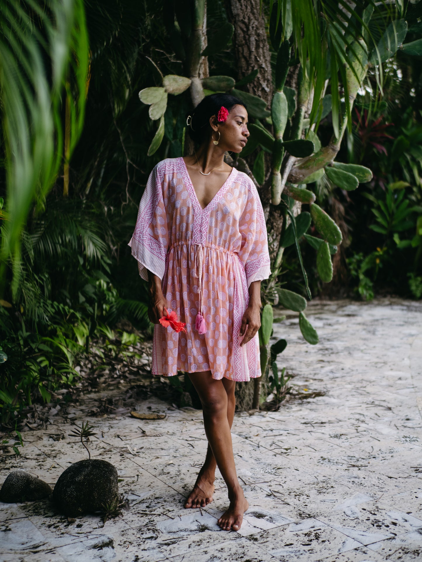 The Isla Kaftan - Coral Bloom