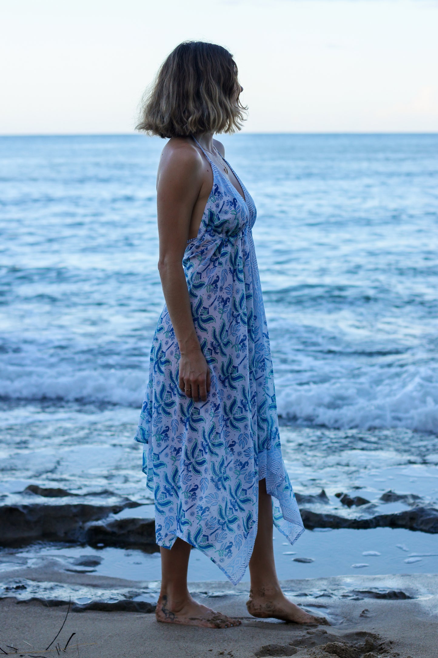 The Beach Dress-Tidal Palm