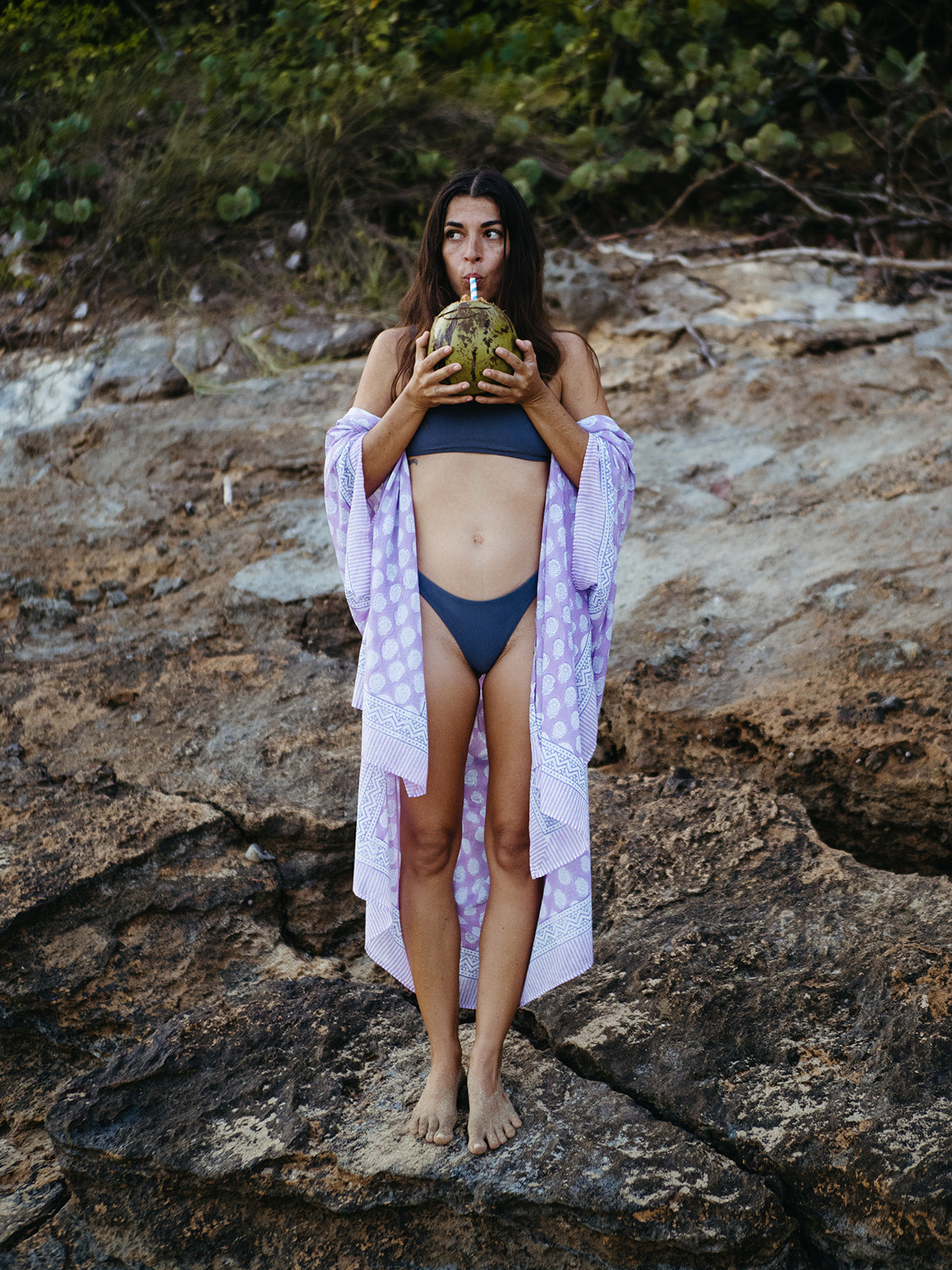 The Wanderer Kimono - Lavender Bloom