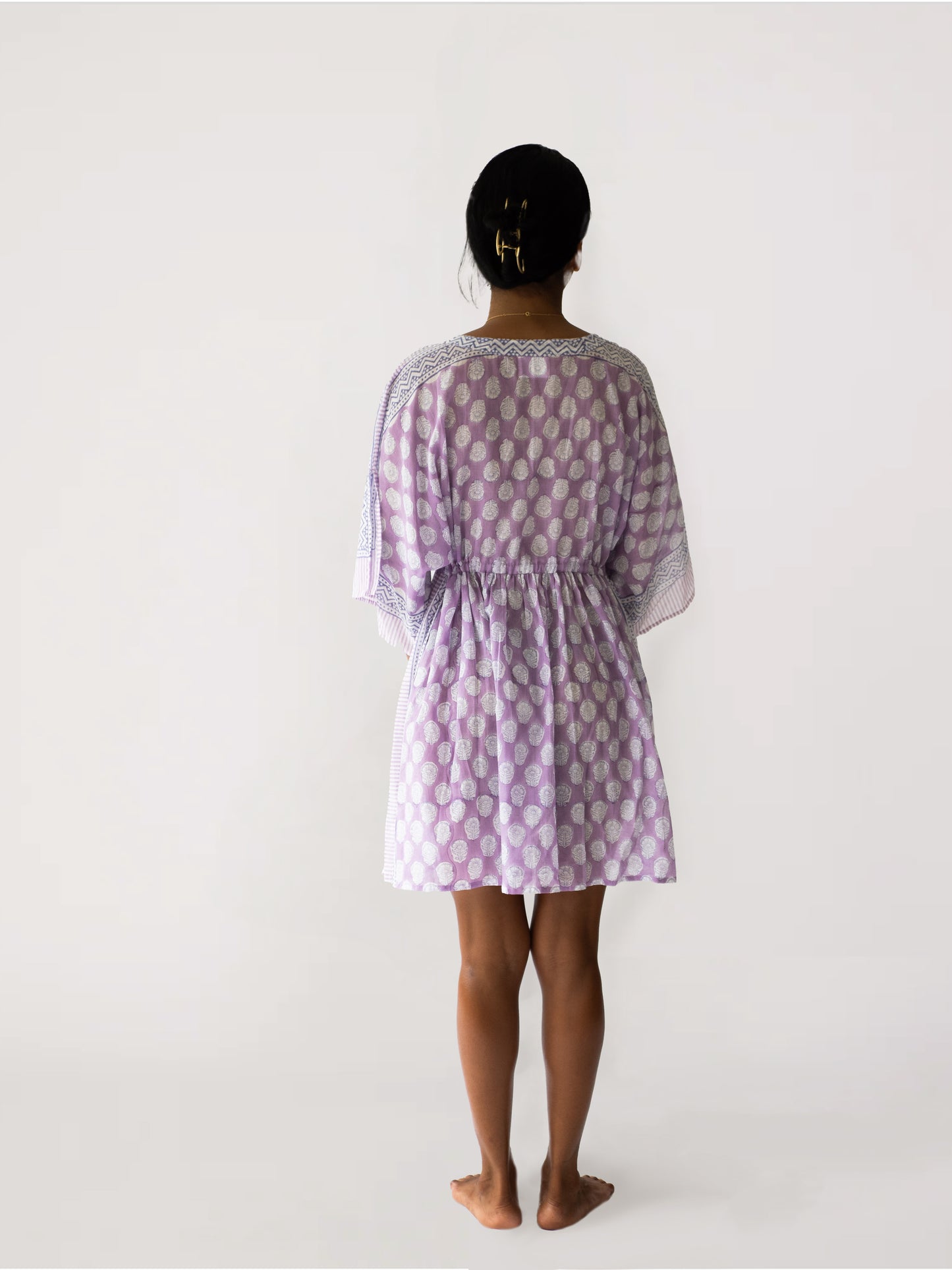 The Isla Kaftan - Lavender Bloom