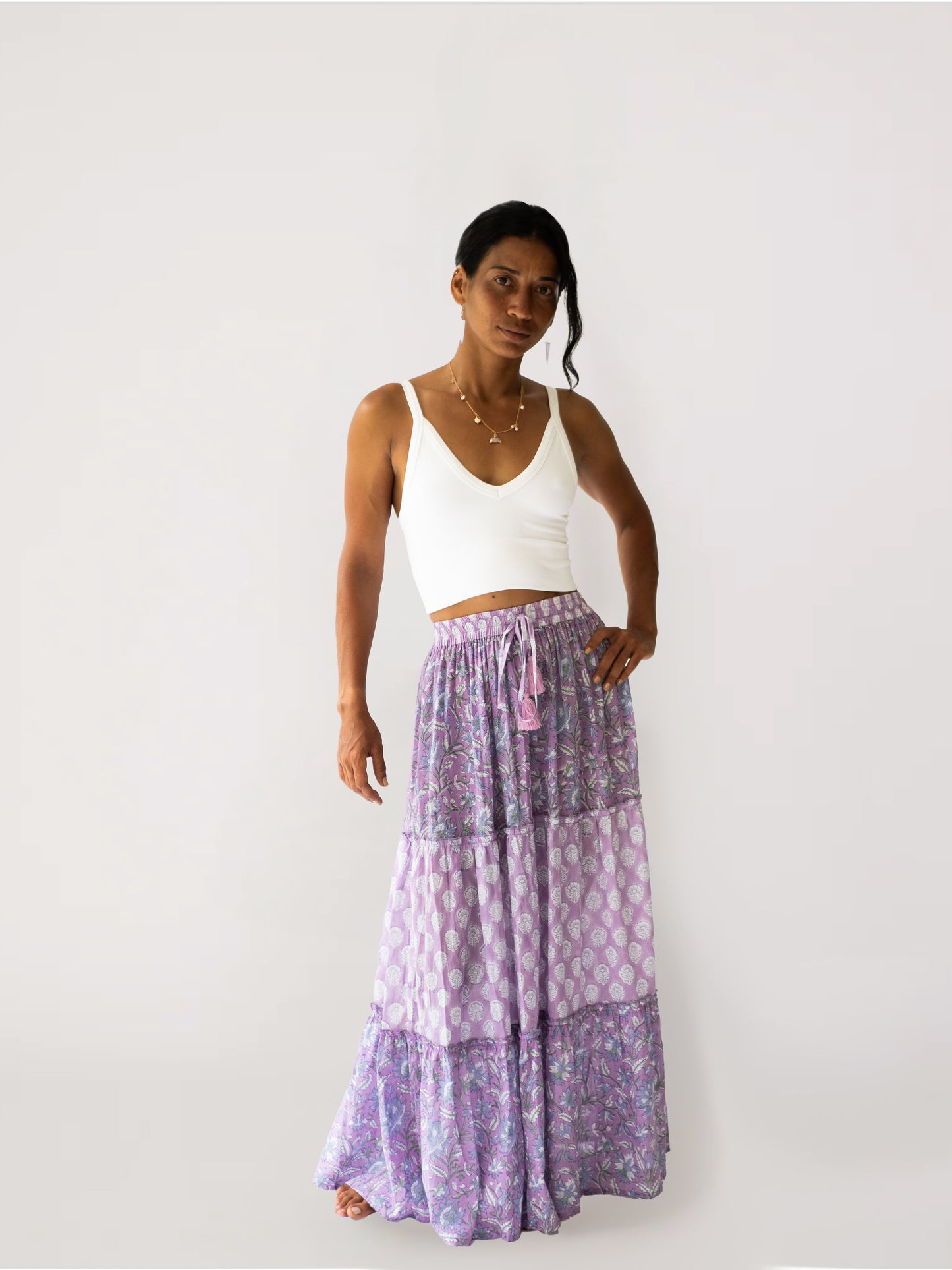 The Nala Skirt - Lavender Drift