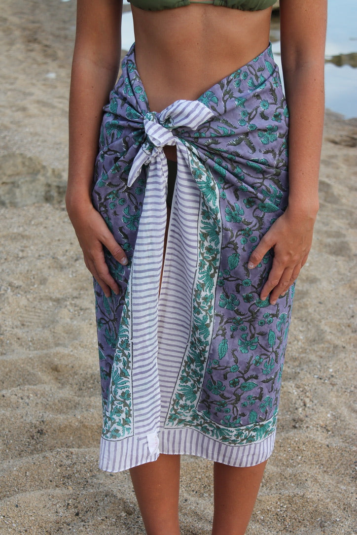 The Guava Sarong-Mystic Lilac