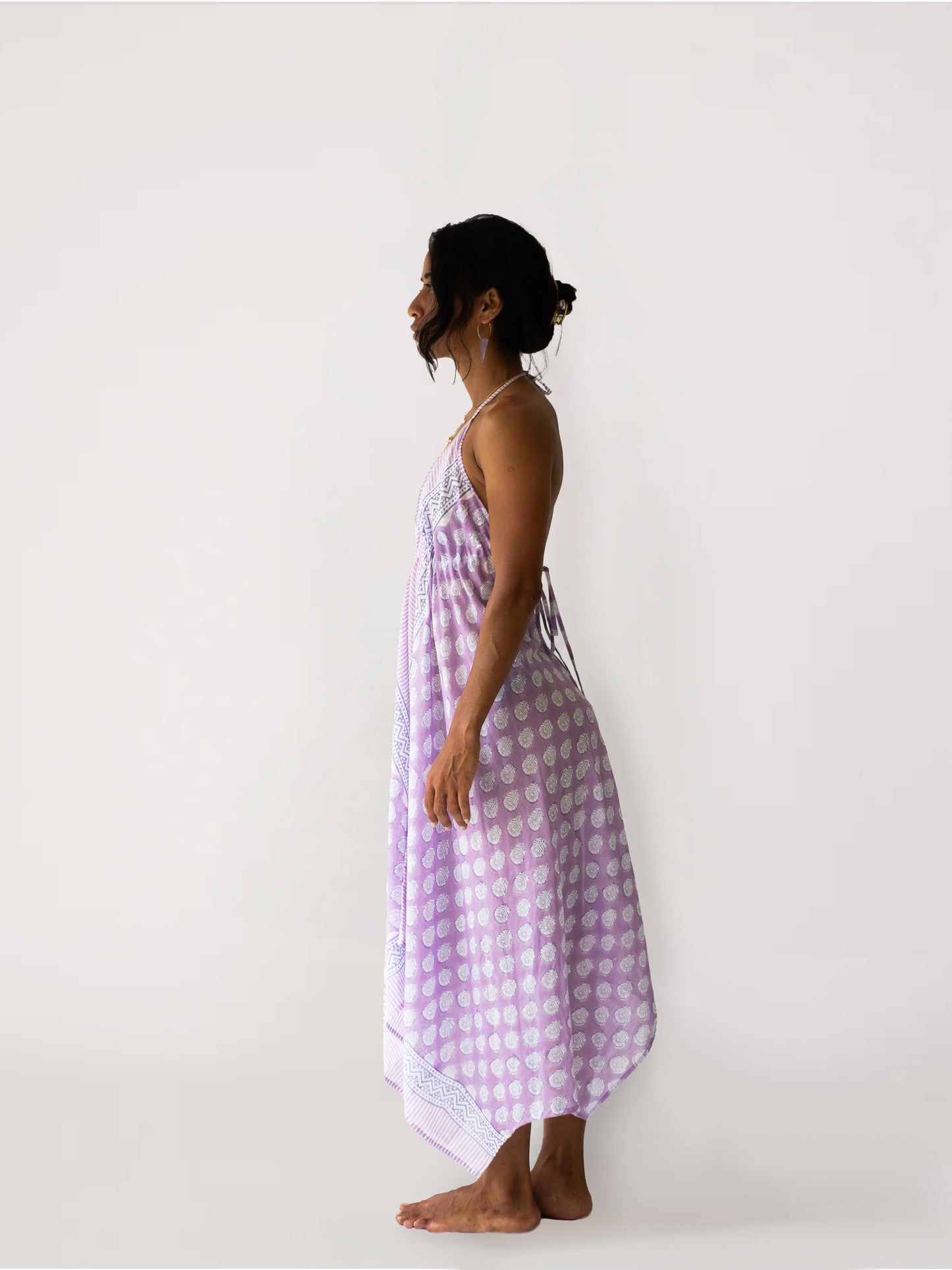 The Beach Dress- Lavender Bloom