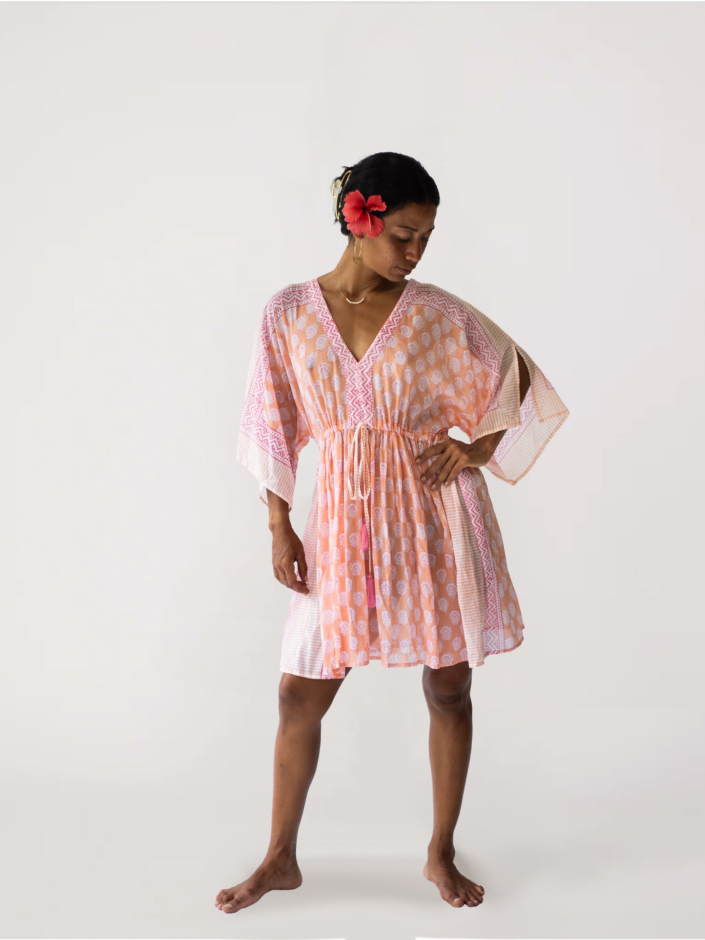 The Isla Kaftan - Coral Bloom