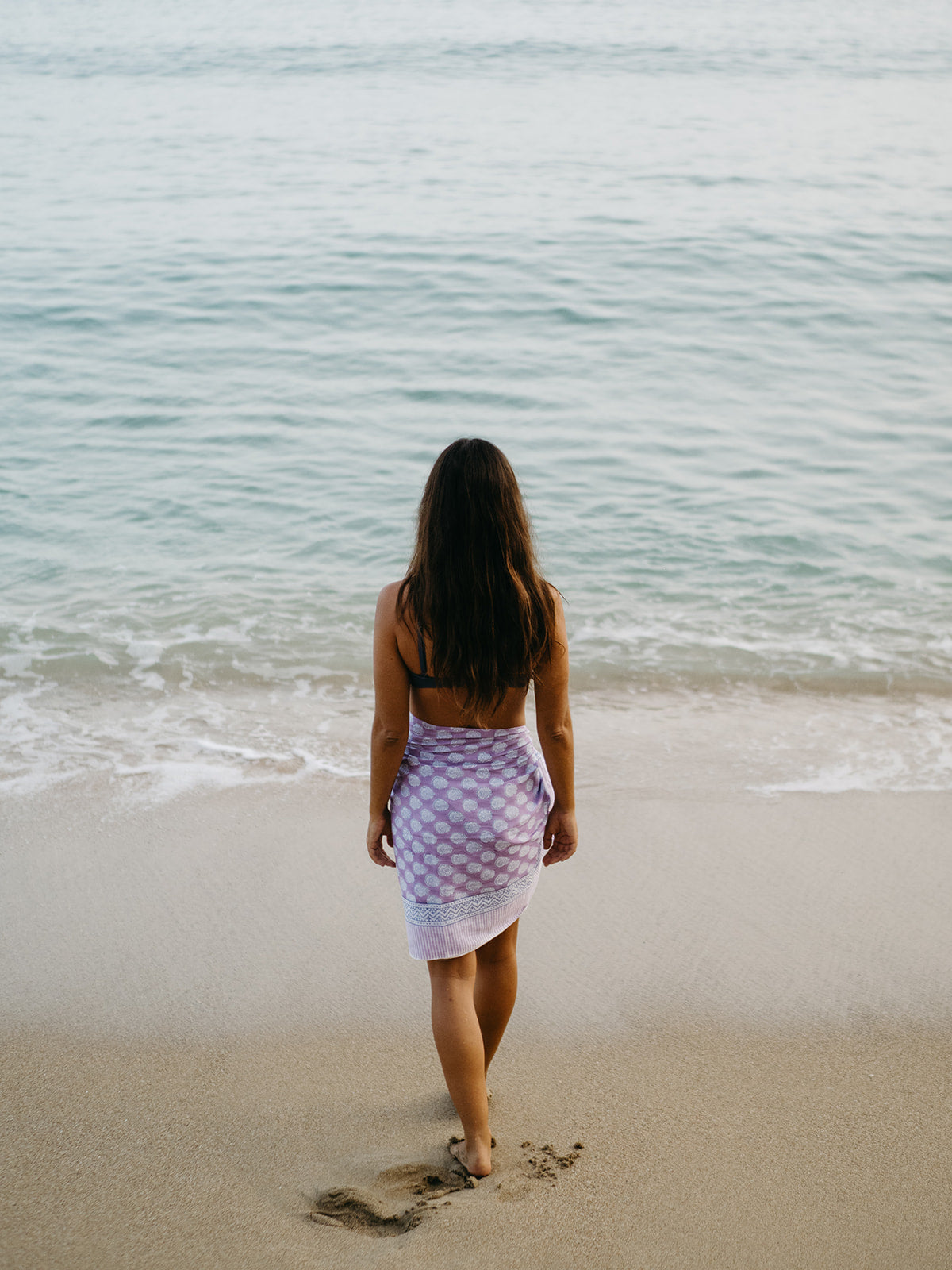 The Guava Sarong-Lavender Bloom