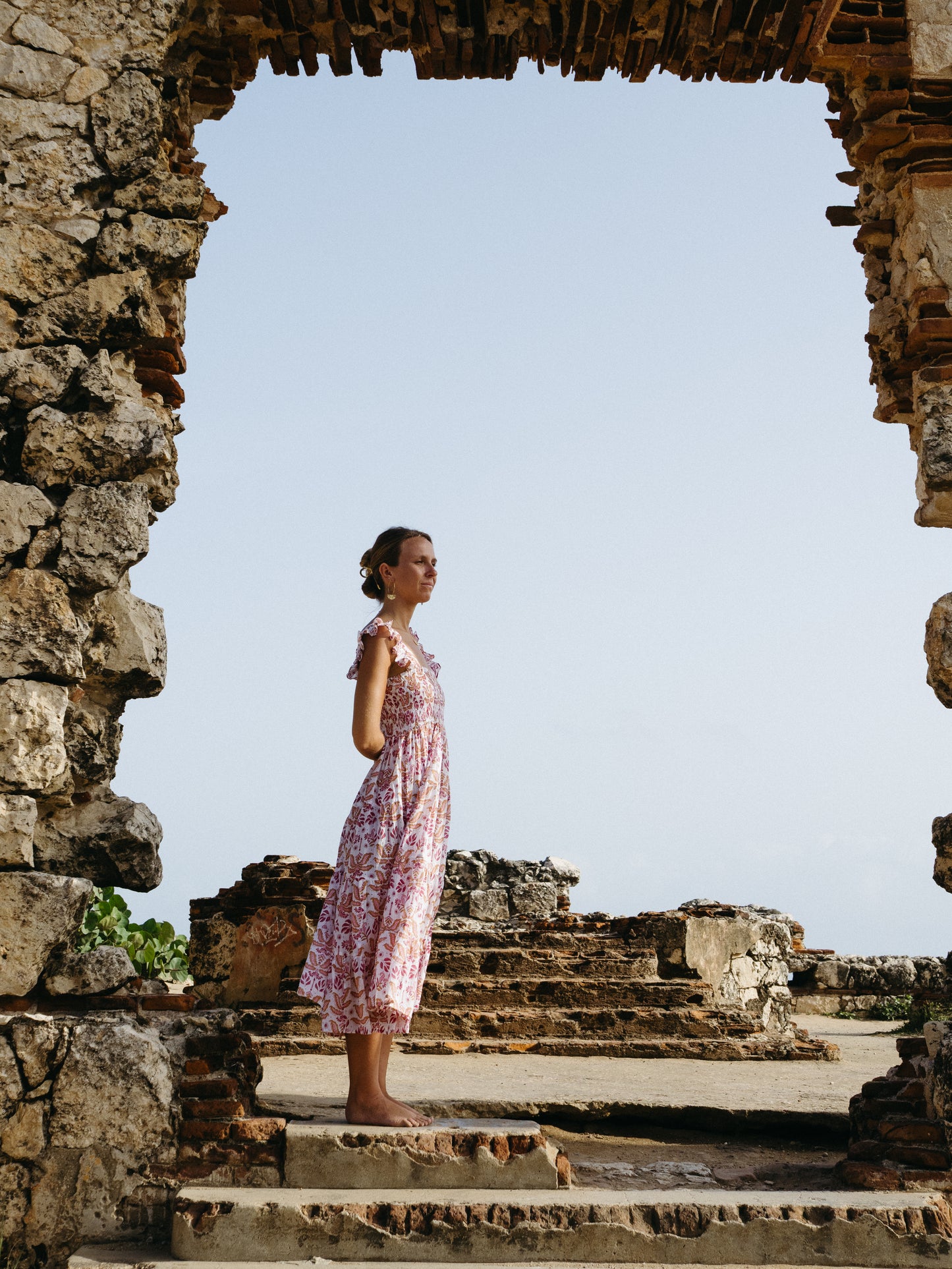 Maya Midi Dress - Desert Palm