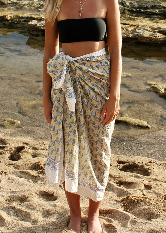The Guava Sarong-Golden Sand