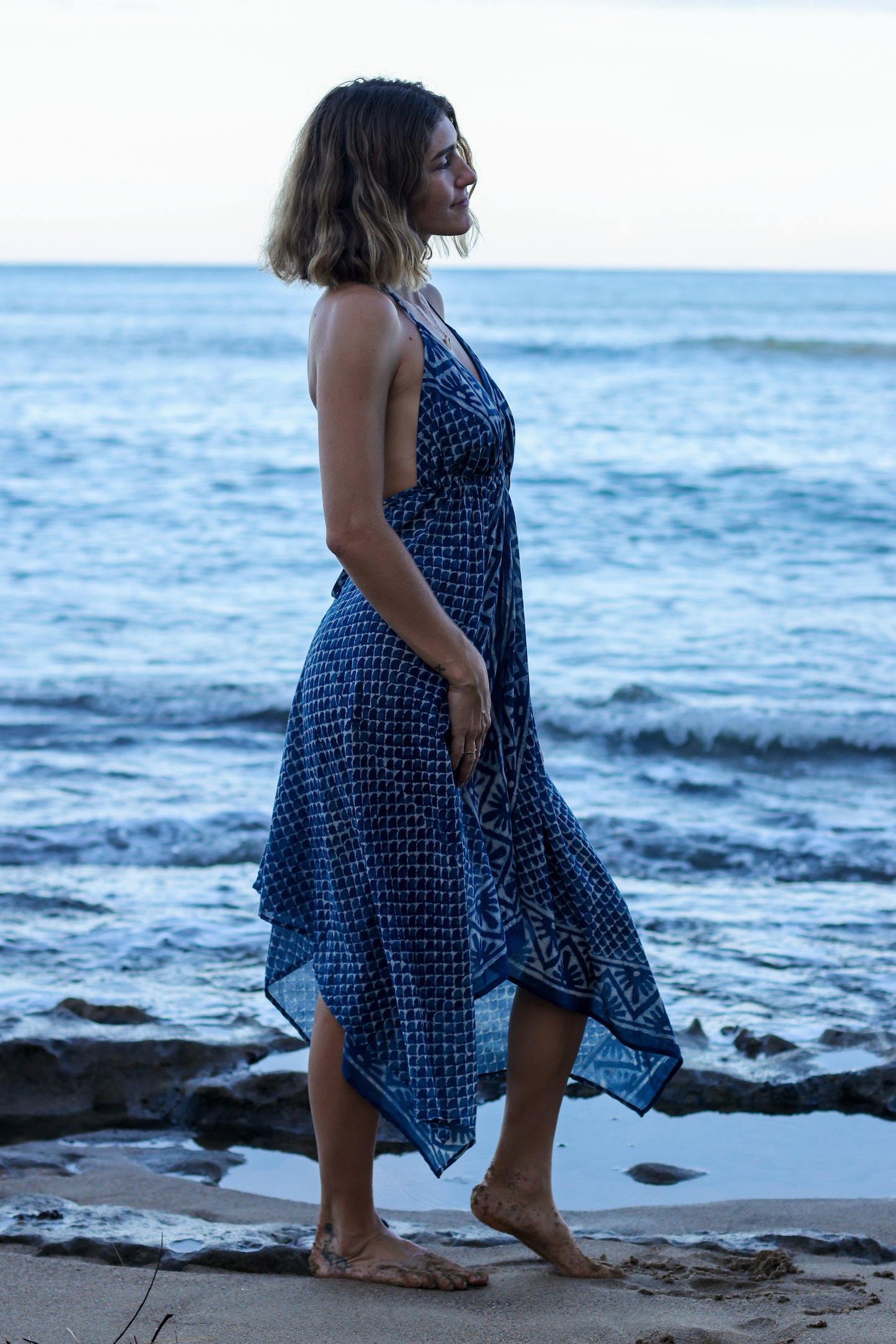 The Beach Dress-Mermaid Scales