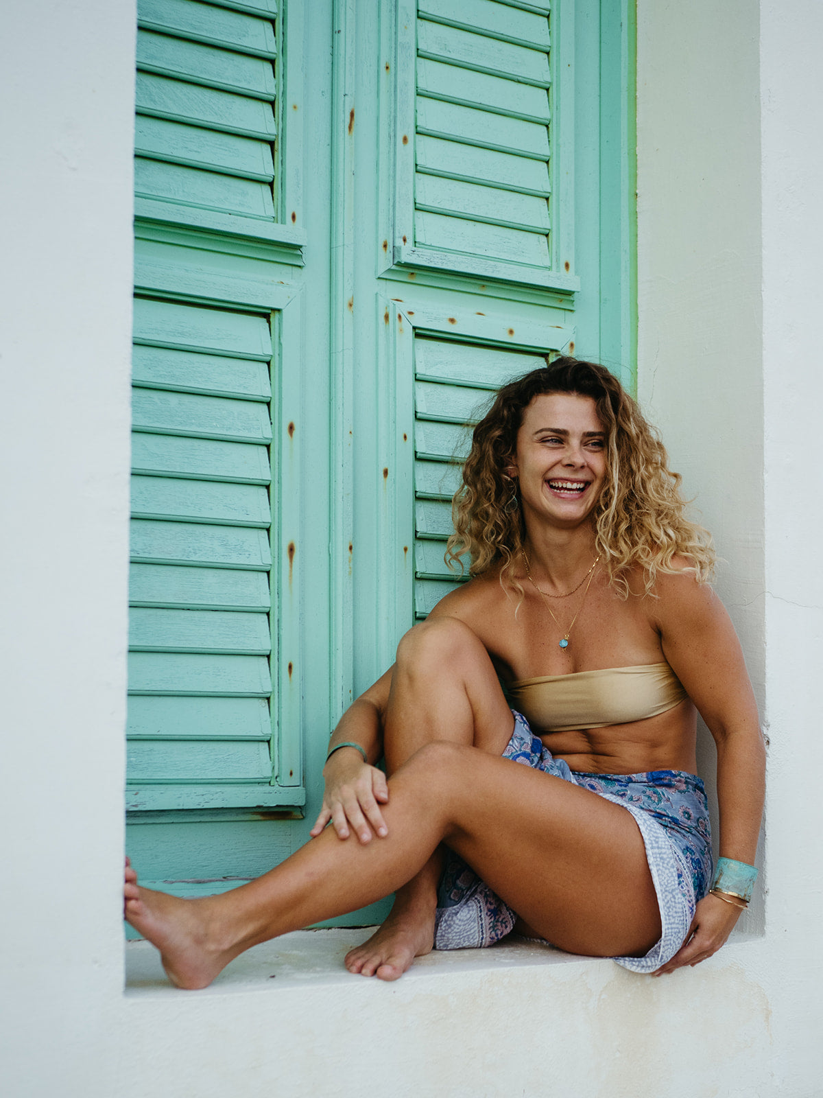 The Guava Sarong-Twilight Moonflower