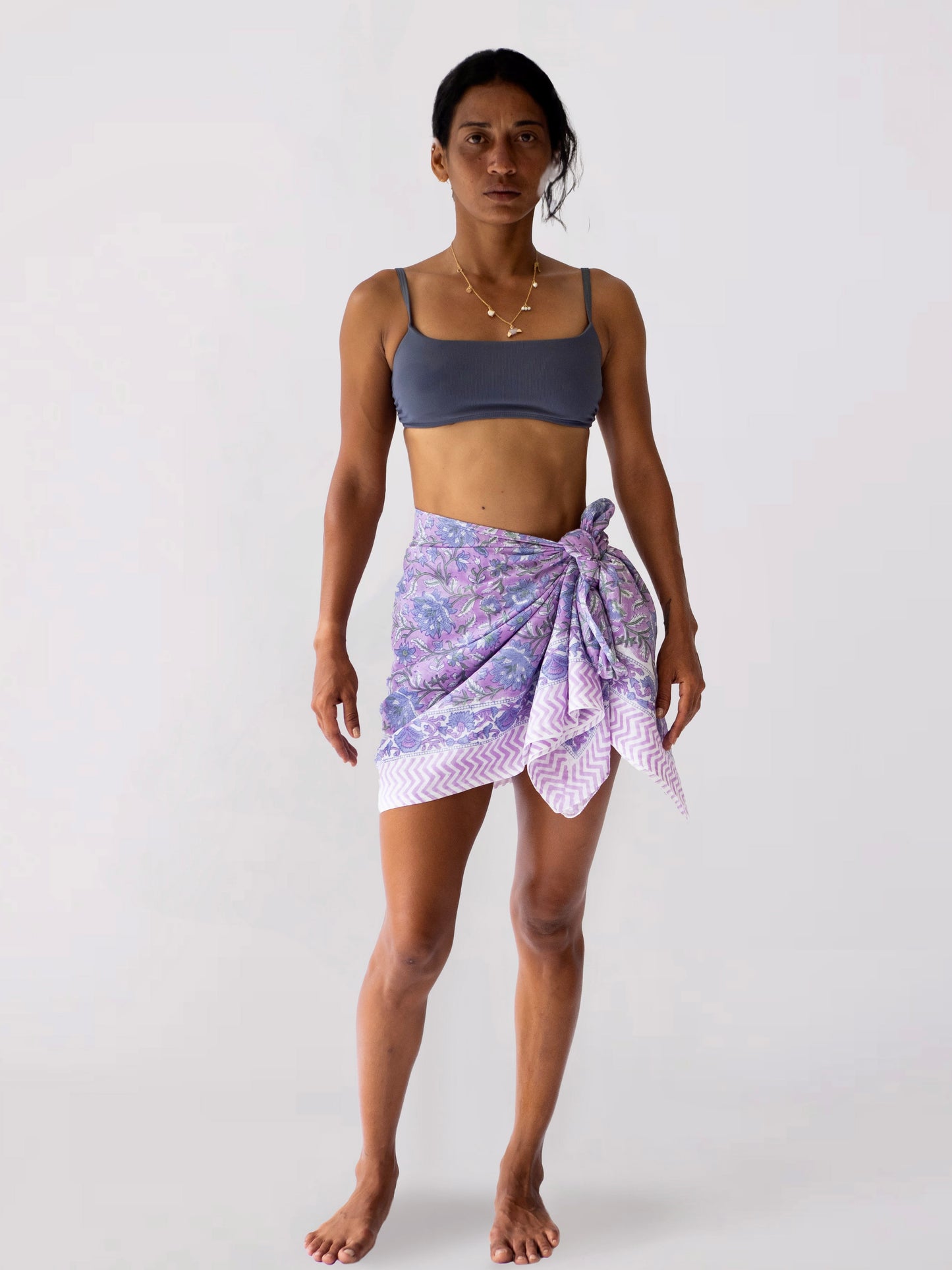 The Guava Sarong-Lavender Drift