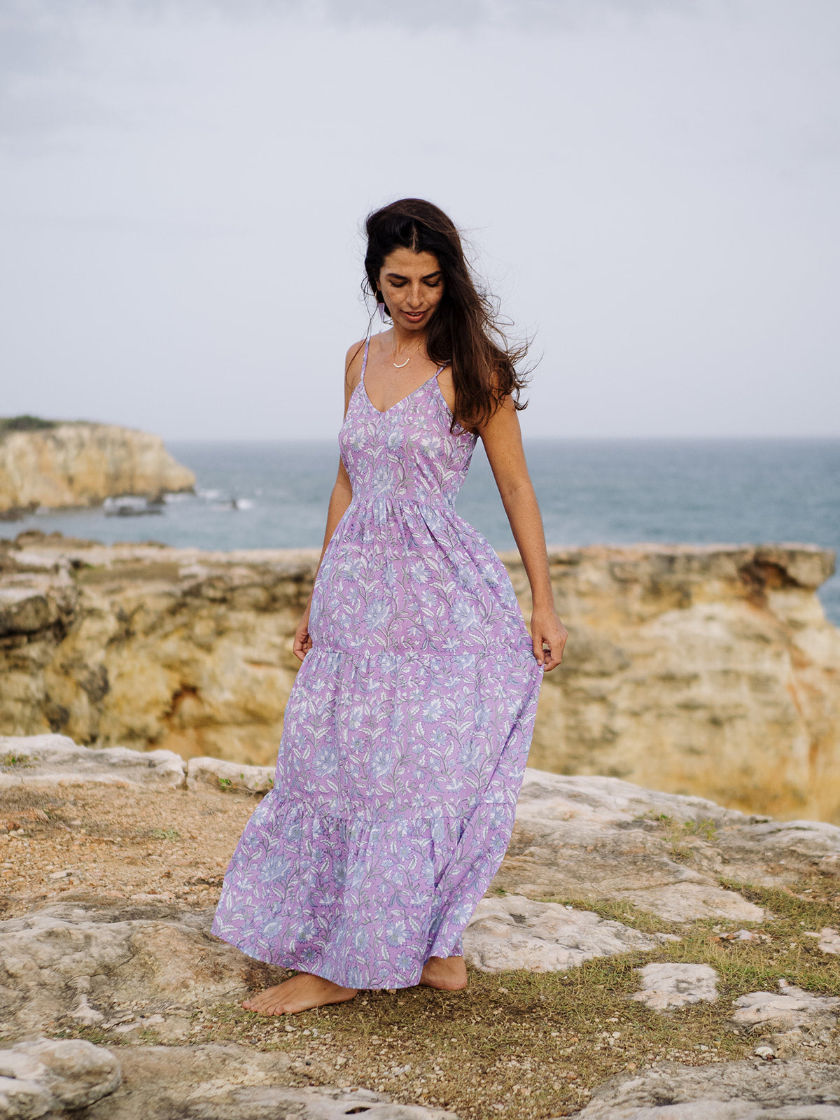 Mar y Sol Maxi Dress - Lavender Drift