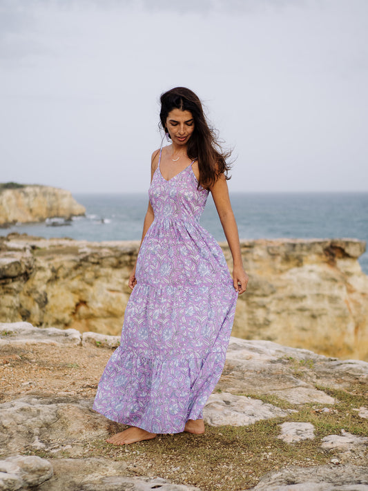 Mar y Sol Maxi Dress - Lavender Drift