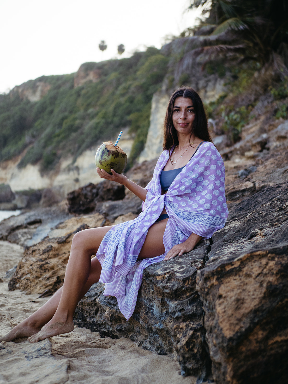 The Wanderer Kimono - Lavender Bloom