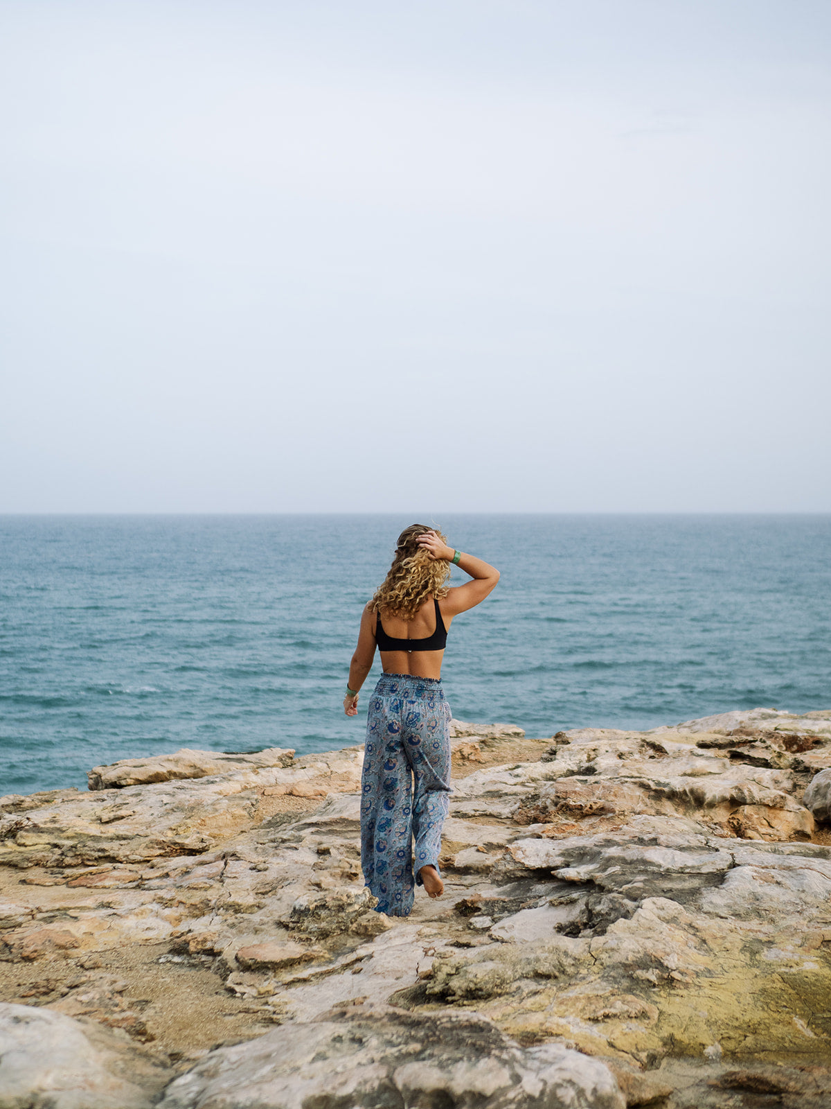 The Amara Pant-Twilight Moonflower