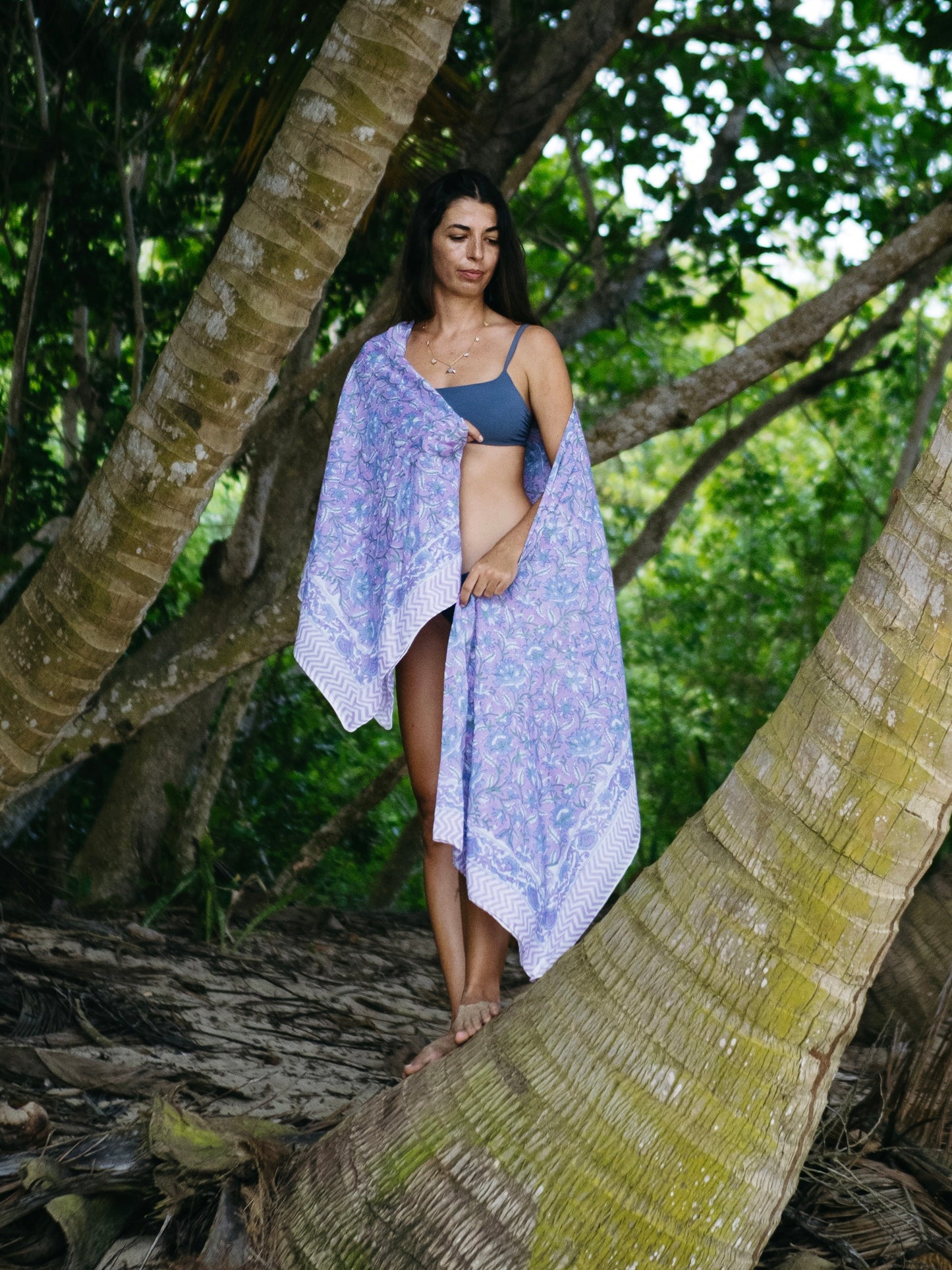 The Guava Sarong-Lavender Drift
