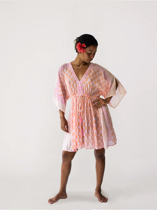 The Isla Kaftan - Coral Bloom